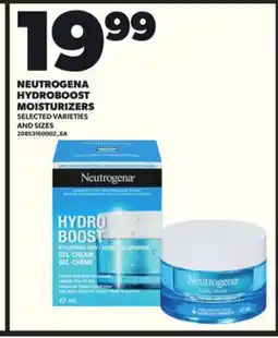 Loblaws NEUTROGENA HYDROBOOST MOISTURIZERS offer