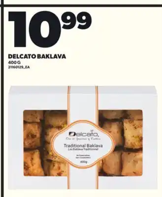 Loblaws DELCATO BAKLAVA, 400 G offer