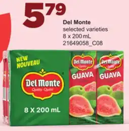 Loblaws DEL MONTE, 8 X 200ML offer