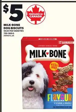 Loblaws MILK-BONE DOG BISCUITS 750-900G offer