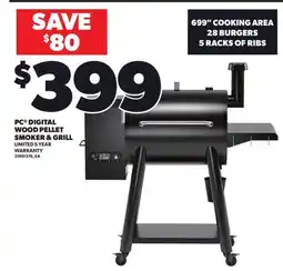 Loblaws PC DIGITAL WOOD PELLET SMOKER & GRILL offer