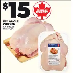 Loblaws PC WHOLE CHICKEN offer