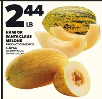 Loblaws HAMI OR SANTA CLAUS MELONS offer