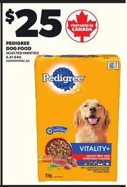Loblaws PEDIGREE DOG FOOD, 6.41-8 KG offer