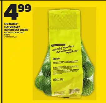 Loblaws NATURALLY IMPERFECT LIMES 680 G offer