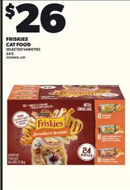 Loblaws FRISKIES CAT FOOD, 24'S offer