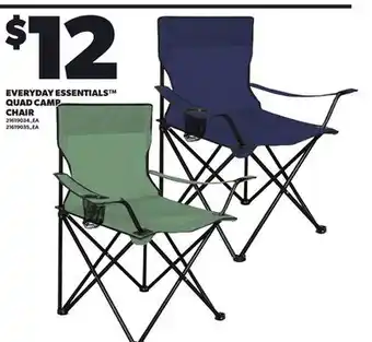 Loblaws EVERYDAY ESSENTIALS QUAD CAMP CHAIR offer
