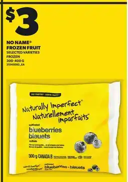 Loblaws NO NAME FROZEN FRUIT, 300-400 G offer