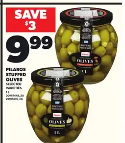 Loblaws PILAROS STUFFED OLIVES 1 L offer