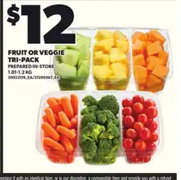 Loblaws FRUIT OR VEGGIE TRI-PACK 1.01-1.2 KG offer