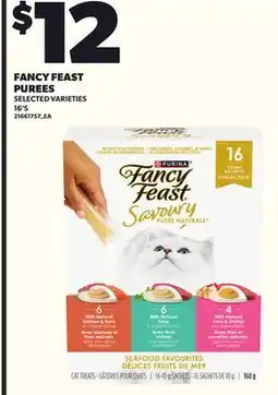 Loblaws FANCY FEAST PUREES, 16'S offer