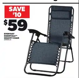Loblaws EVERYDAY ESSENTIALS GRAVITY CHAIR offer
