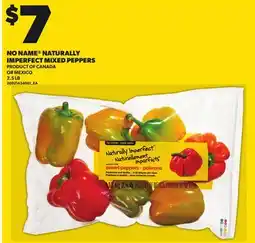 Loblaws NO NAME NATURALLY IMPERFECT MIXED PEPPERS, 2.5 LB offer