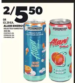Loblaws ALANI ENERGY, 355ML offer