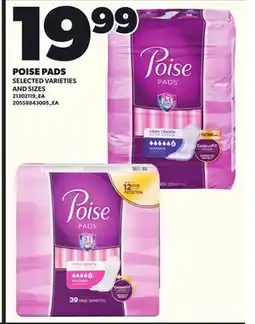 Loblaws POISE PADS offer