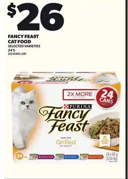 Loblaws FANCY FEAST CAT FOOD, 24'S offer