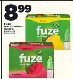 Loblaws FUZE 12X341 ML offer