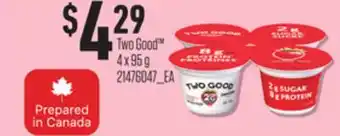 Loblaws TWO GOOD , 4 X 95G offer