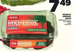 Loblaws MEDJOOL ORGANIC DATES, 340G offer