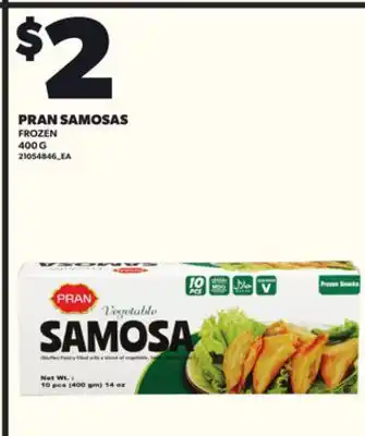 Loblaws PRAN SAMOSAS, 400G offer