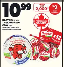 Loblaws BABYBEL, 12'S THE LAUGHING COW, 24'S offer