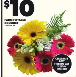 Loblaws FARM TO TABLE BOUQUET offer