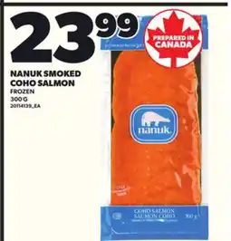 Loblaws NANUK SMOKED COHO SALMON 300G offer
