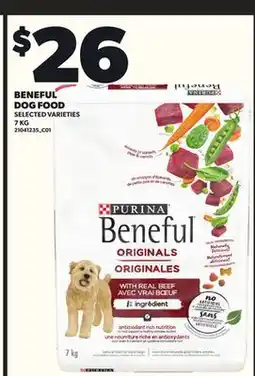 Loblaws BENEFUL DOG FOOD, 7KG offer