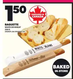 Loblaws BAGUETTE WHITE OR WHEAT, 255G offer
