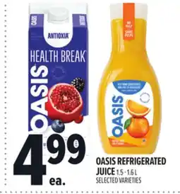 Metro OASIS REFRIGERATED JUICE offer