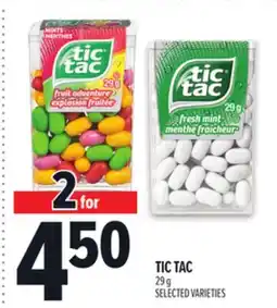 Metro TIC TAC offer