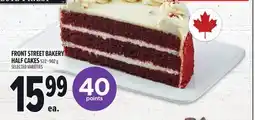 Metro FRONT STREET BAKERY HALF CAKES offer