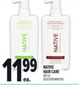 Metro NATIVE HAIR CARE offer