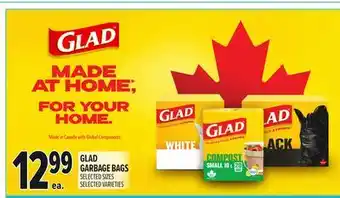 Metro GLAD GARBAGE BAGS offer