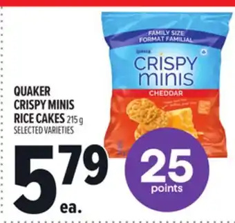 Metro QUAKER CRISPY MINIS RICE CAKES offer