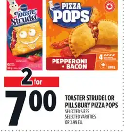 Metro TOASTER STRUDEL OR PILLSBURY PIZZA POPS offer