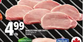 Metro BONELESS PORK LOIN CHOPS offer