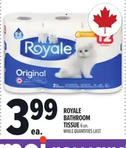 Metro ROYALE BATHROOM TISSUE offer