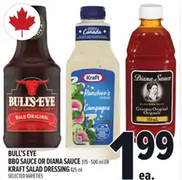 Metro BULL'S EYE BBQ SAUCE OR DIANA SAUCE offer