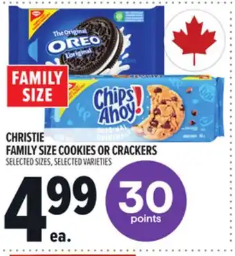 Metro CHRISTIE FAMILY SIZE COOKIES OR CRACKERS offer