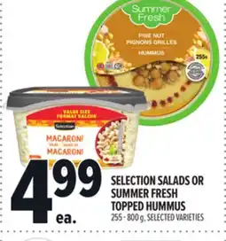Metro SELECTION SALADS OR SUMMER FRESH TOPPED HUMMUS offer