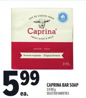 Metro CAPRINA BAR SOAP offer