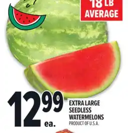 Metro EXTRA LARGE SEEDLESS WATERMELONS offer