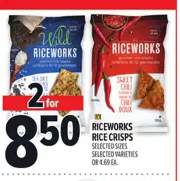 Metro RICEWORKS RICE CRISPS offer