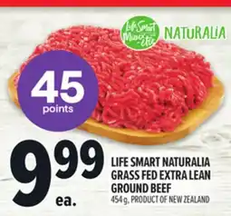 Metro LIFE SMART NATURALIA GRASS FED EXTRA LEAN GROUND BEEF offer