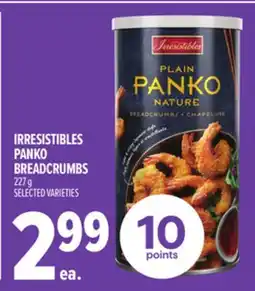 Metro IRRESISTIBLES PANKO BREADCRUMBS offer