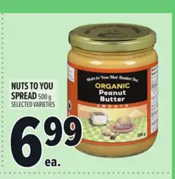 Metro NUTS TO YOU SPREAD offer