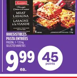 Metro IRRESISTIBLES PASTA ENTRÉES offer