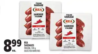 Metro REA SAUSAGES offer