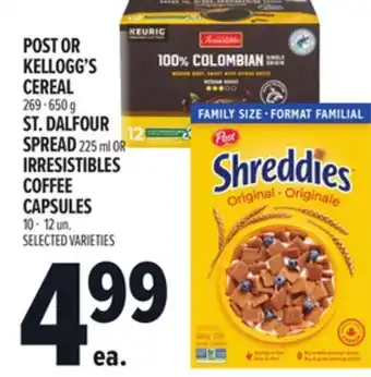 Metro POST OR KELLOGG'S CEREAL offer